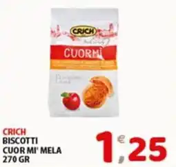 Mio Market Crich biscotti cuor mi' mela offerta