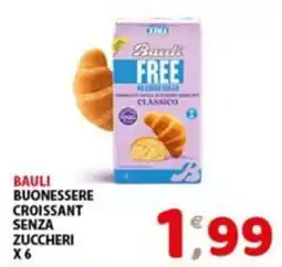 Mio Market Bauli buonessere croissant senza zuccheri offerta