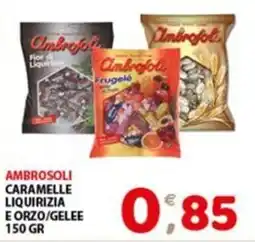 Mio Market Ambrosoli caramelle liquirizia e orzo/gelee offerta