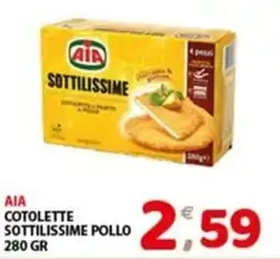 Mio Market AIA Cotolette Sottilissime Pollo offerta