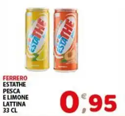 Mio Market Ferrero Estathe Pesca e Limone offerta