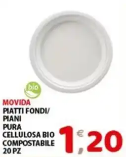 Mio Market Movidaplati fondi/piani pura cellulosa bio compostabile offerta
