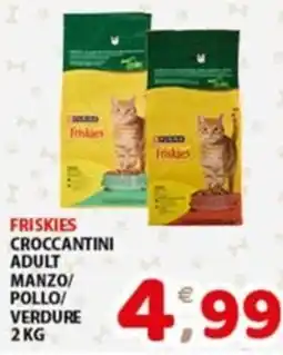 Mio Market Friskies croccantini adult manzo pollo verdure offerta