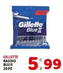 Mio Market Gillette Rasoio Blu II offerta