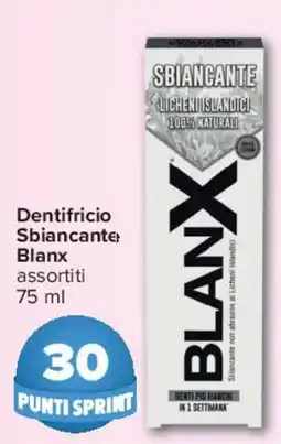 Carrefour Dentifricio Sbiancante Blanx offerta