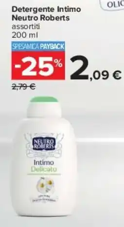 Carrefour Detergente Intimo Neutro Roberts offerta