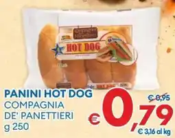 MD Discount Panini hot dog Compagnia de' Panettieri offerta