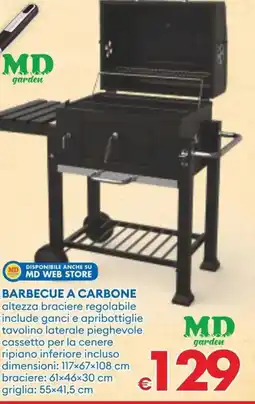MD Discount Barbecue a carbone offerta