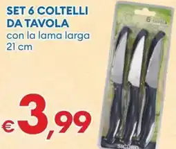 MD Discount Set 6 coltelli da tavola offerta