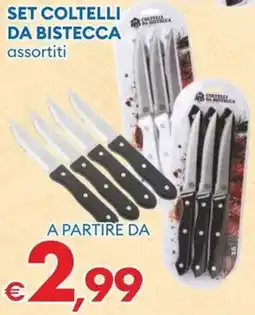 MD Discount Set coltelli da bistecca offerta