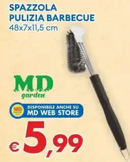 MD Discount Spazzola pulizia barbecue offerta