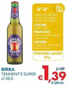 MD Discount Birra Tennent's Super offerta