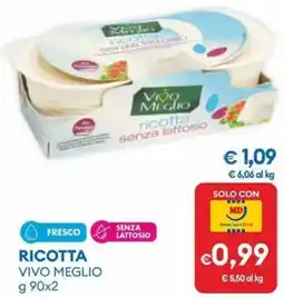 MD Discount Ricotta Vivo Meglio offerta