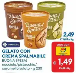 MD Discount Gelato con crema spalmabile Buona Spesa! offerta
