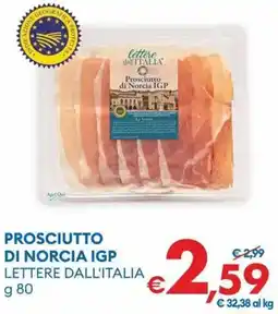 MD Discount Prosciutto di norcia igp Lettere dall'Italia offerta