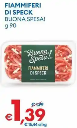 MD Discount Fiammiferi di speck Buona Spesa! offerta