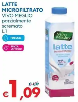 MD Discount Latte microfiltrato Vivo Meglio offerta