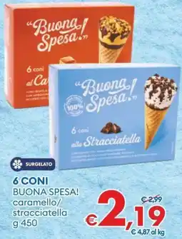MD Discount 6 coni Buona Spesa! offerta