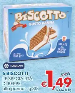 MD Discount 6 biscotti Le Specialità di Beppe offerta