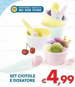 MD Discount Set ciotole e dosatore offerta