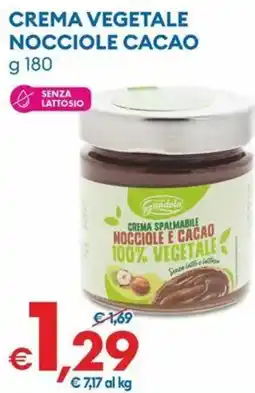 MD Discount Crema vegetale nocciole cacao offerta