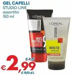 MD Discount Gel capelli Studio Line offerta