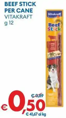 MD Discount Beef stick per cane Vitakraft offerta