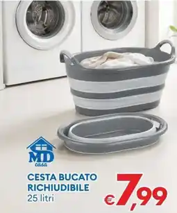 MD Discount Cesta bucato richiudibile offerta
