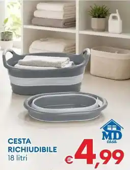 MD Discount Cesta richiudibile offerta