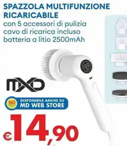 MD Discount Spazzola multifunzione ricaricabile offerta