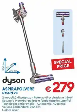 MD Discount ASPIRAPOLVERE DYSON V8 offerta