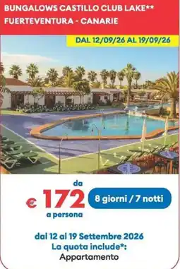 MD Discount Bungalows castillo club lake offerta