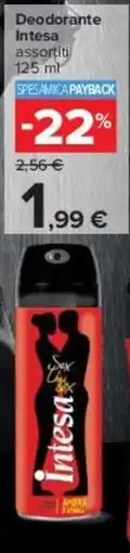 Carrefour Deodorante Intesa offerta