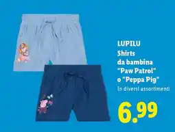 Lidl LUPILU Shirts da bambina offerta