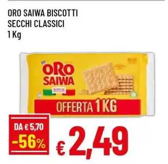 ORO SAIWA BISCOTTI SECCHI CLASSICI