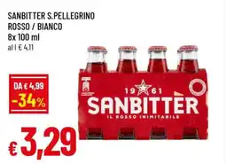 Famila SANBITTER S.PELLEGRINO ROSSO / BIANCO offerta