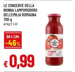 Famila LE CONSERVE DELLA NONNA LAMPOMODORO DELL'EMILIA ROMAGNA offerta