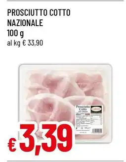 Famila PROSCIUTTO COTTO NAZIONALE offerta
