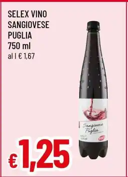 Famila SELEX VINO SANGIOVESE PUGLIA offerta