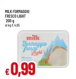 Famila MILK formaggio fresco light offerta