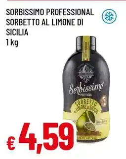 Famila SORBISSIMO PROFESSIONAL SORBETTO AL LIMONE DI SICILIA offerta