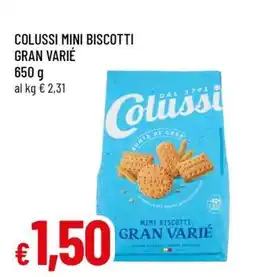 Famila COLUSSI MINI BISCOTTI GRAN VARIÉ offerta