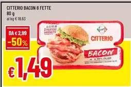 Famila CITTERIO BACON 8 FETTE offerta