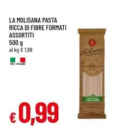 Famila LA MOLISANA PASTA RICCA DI FIBRE FORMATI ASSORTITI offerta
