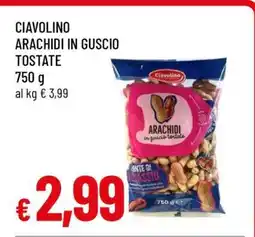 Famila CIAVOLINO ARACHIDI IN GUSCIO TOSTATE offerta