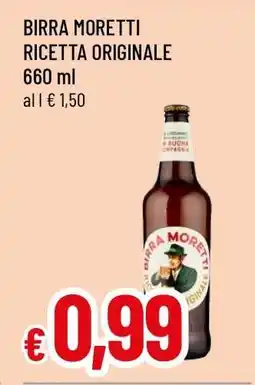 Famila BIRRA MORETTI RICETTA ORIGINALE offerta