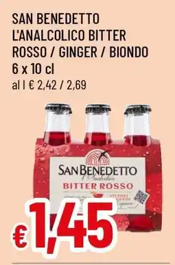 Famila SAN BENEDETTO L'ANALCOLICO BITTER ROSSO / GINGER / BIONDO offerta