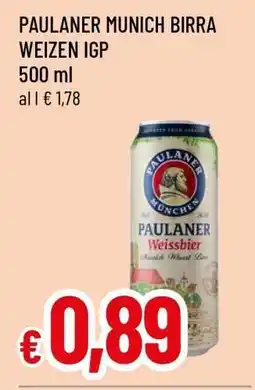 Famila PAULANER MUNICH BIRRA WEIZEN IGP offerta