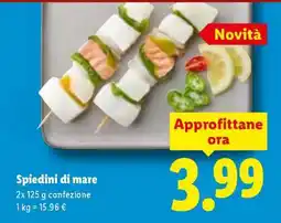 Lidl Spiedini di mare offerta