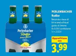 Lidl Perlenbacher Radler offerta